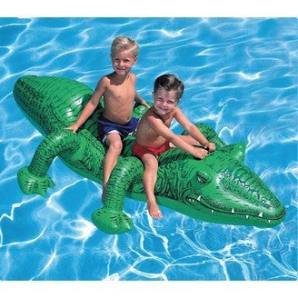 INTEX Giant Gator Ride-On Inflatable Pool Float